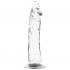 Clear Dildo Transparente 21 CM