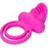 Dual Clit Flicker Enhancer: Doble Anillo Vibrador de Silicona Rosa