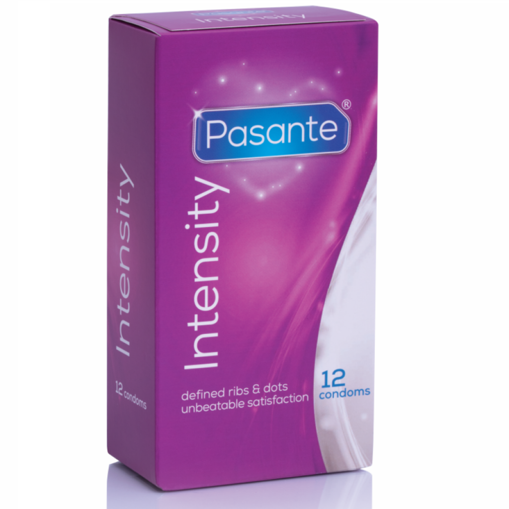 Condones Pasante Ribs & Dots Intensity - 12 Unidades