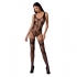 Passion - Woman Bs074 Bodystocking Talla Unica Negro