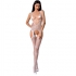 Bodystocking Blanco Talla Única - Passion Mujer BS075