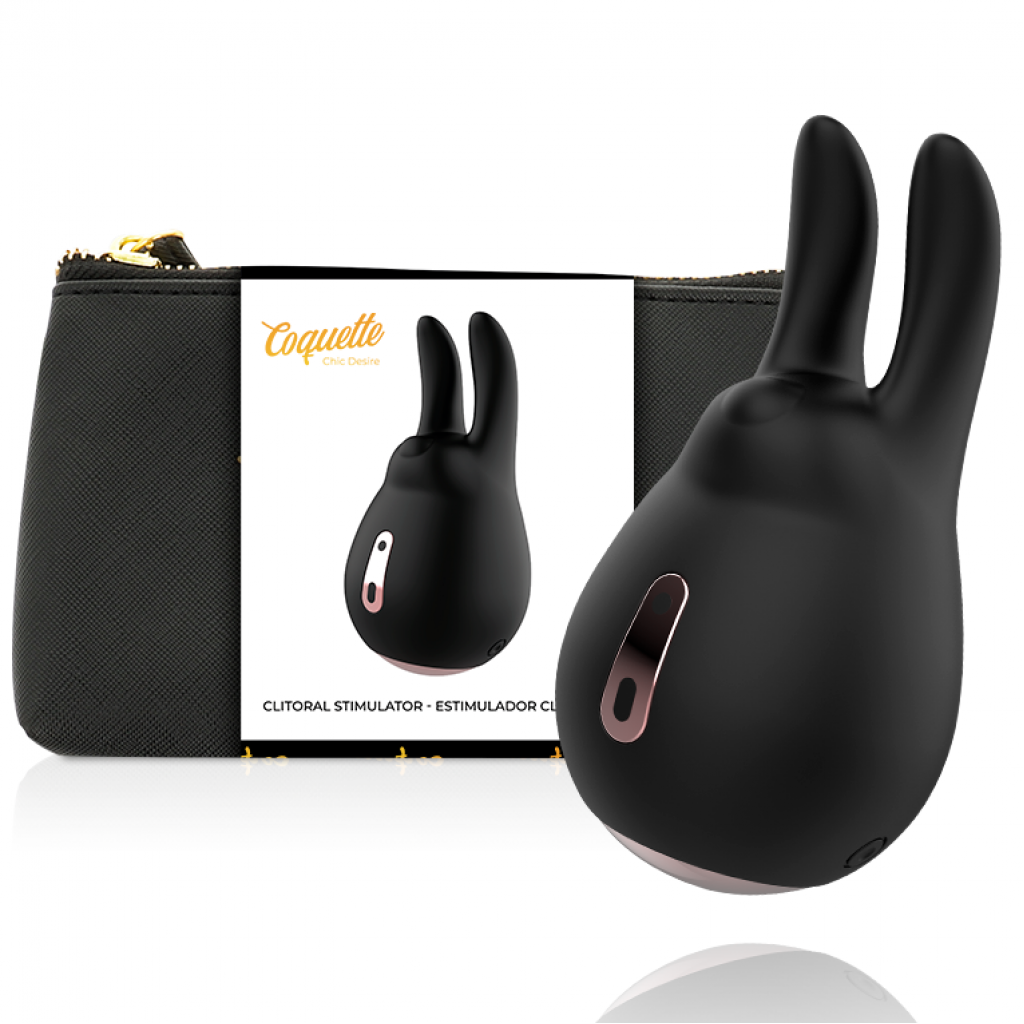 Coquette Chic Desire - Estimulador Clítoris Conejo Negro / Gold