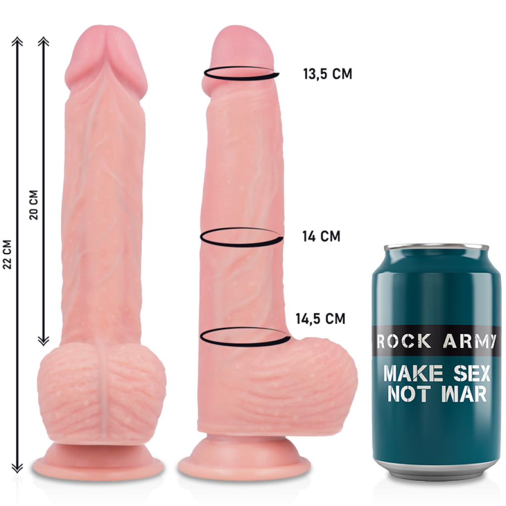 Rockarmy - Hawk Rotador y Vibrador 22 Cm