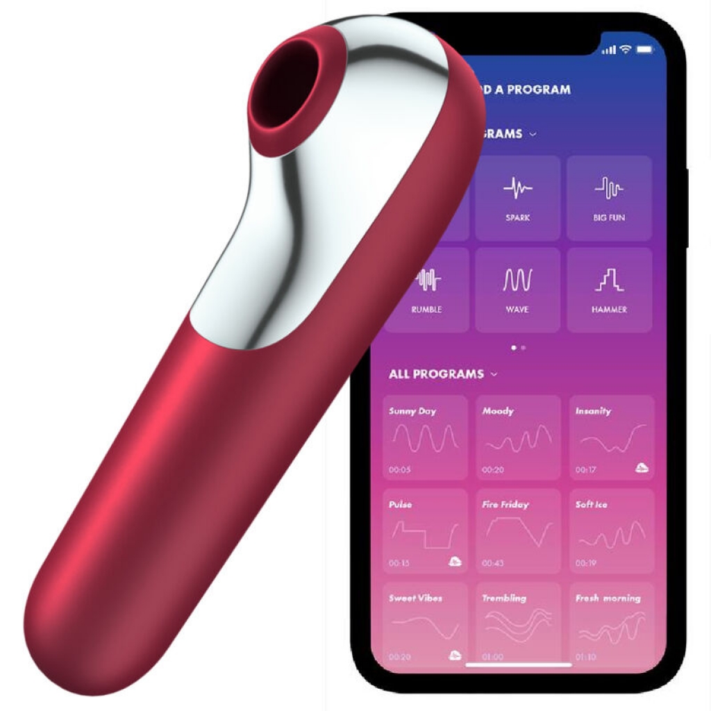 Satisfyer - Dual Love Vibrador y Succionador Con Aire Pulsado Másoquismo Ro