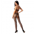 Passion Mujer Bs080 Bodystocking Negro Talla Única