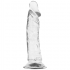 Pack de Dildo y Arnés - Transparente 19 cm