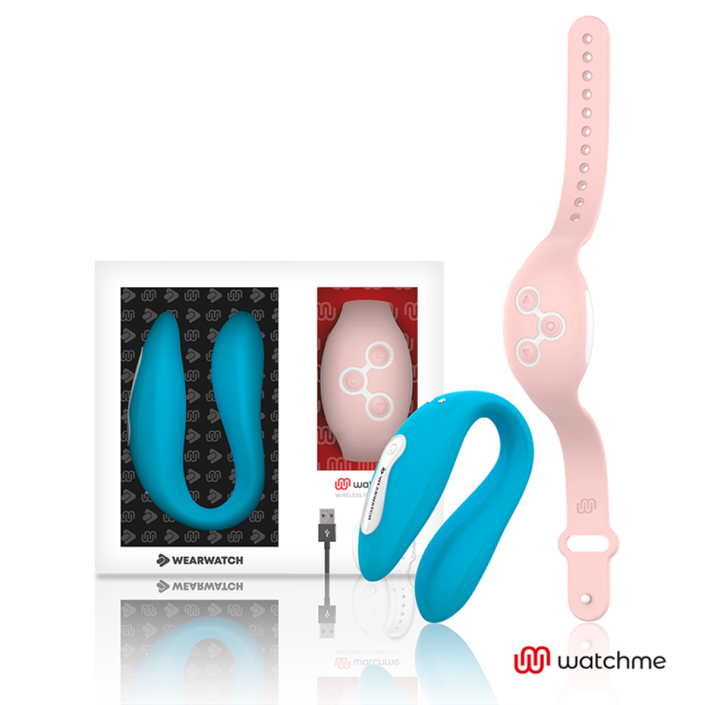 Vibrador Dual Technology Watchme Añil/Rosa