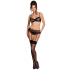 Passion - Woman Lovelia Set De Tres Piezas Negro S/M