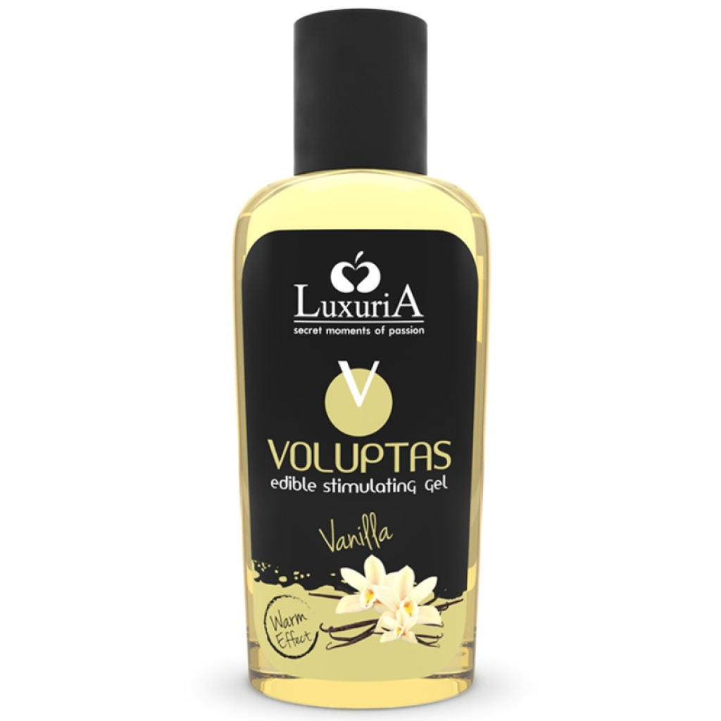 Voluptas - Gel de Masaje Comestible Efecto Calor - Vainilla 100 ml