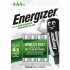 Pilas Recargables Energizer AAA 4 Blister