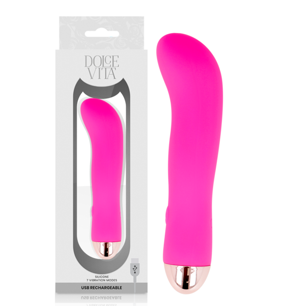 Vibrador Recargable Two Rosa 7 Velocidades