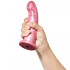 Dildo Curvado Golden Rose L