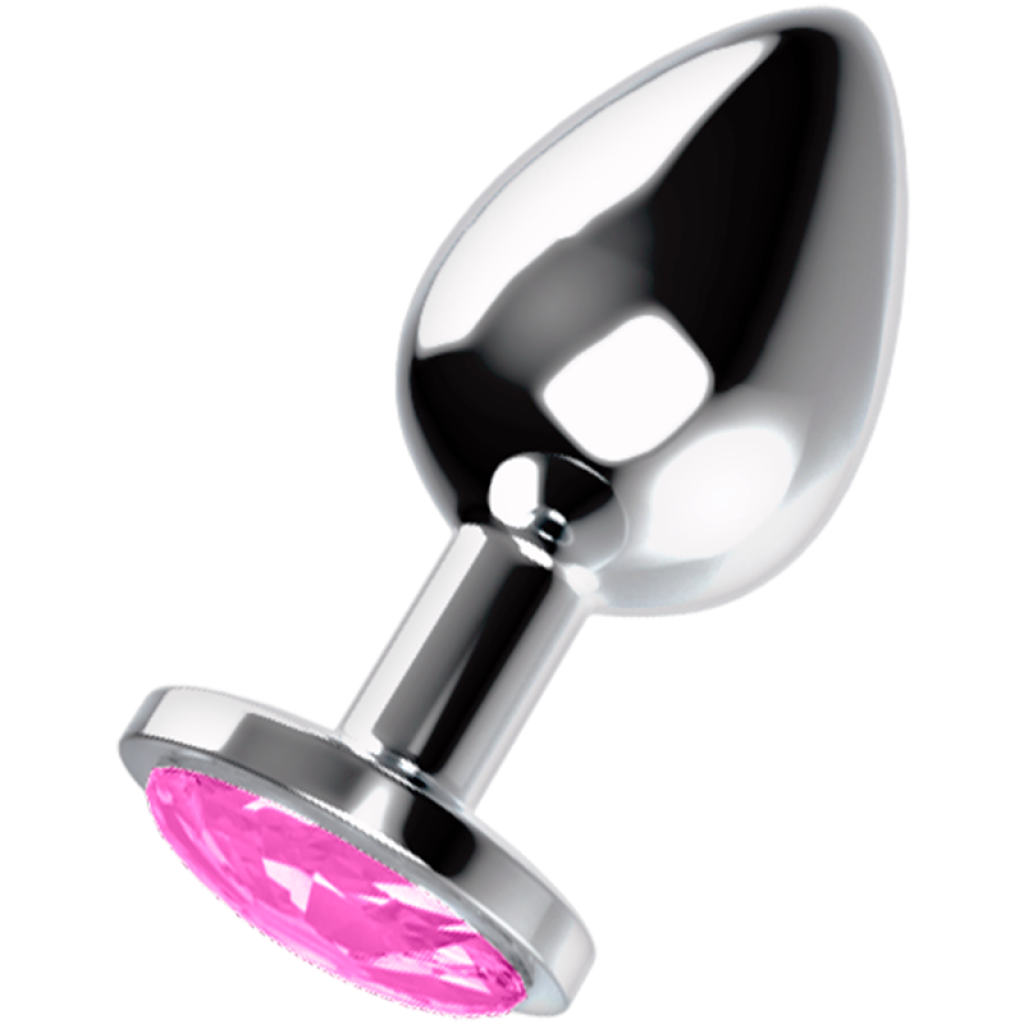 Ohmama - Plug Anal Con Cristal Rosa L