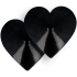 Coquette Chic Desire - Cubre Pezones Corazones Negros