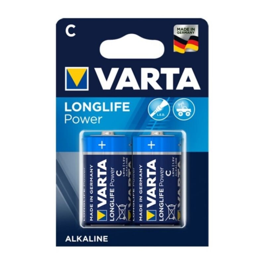 Longlife Power Pila Alcalina C LR14 Blister*2