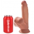 King Cock - Dildo Plus 3D con Testículos 15.2 Cm