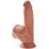 King Cock - Dildo Plus 3D con Testículos 15.2 Cm