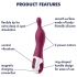 Satisfyer - Amazing 1 Vibrador Punto A Berry