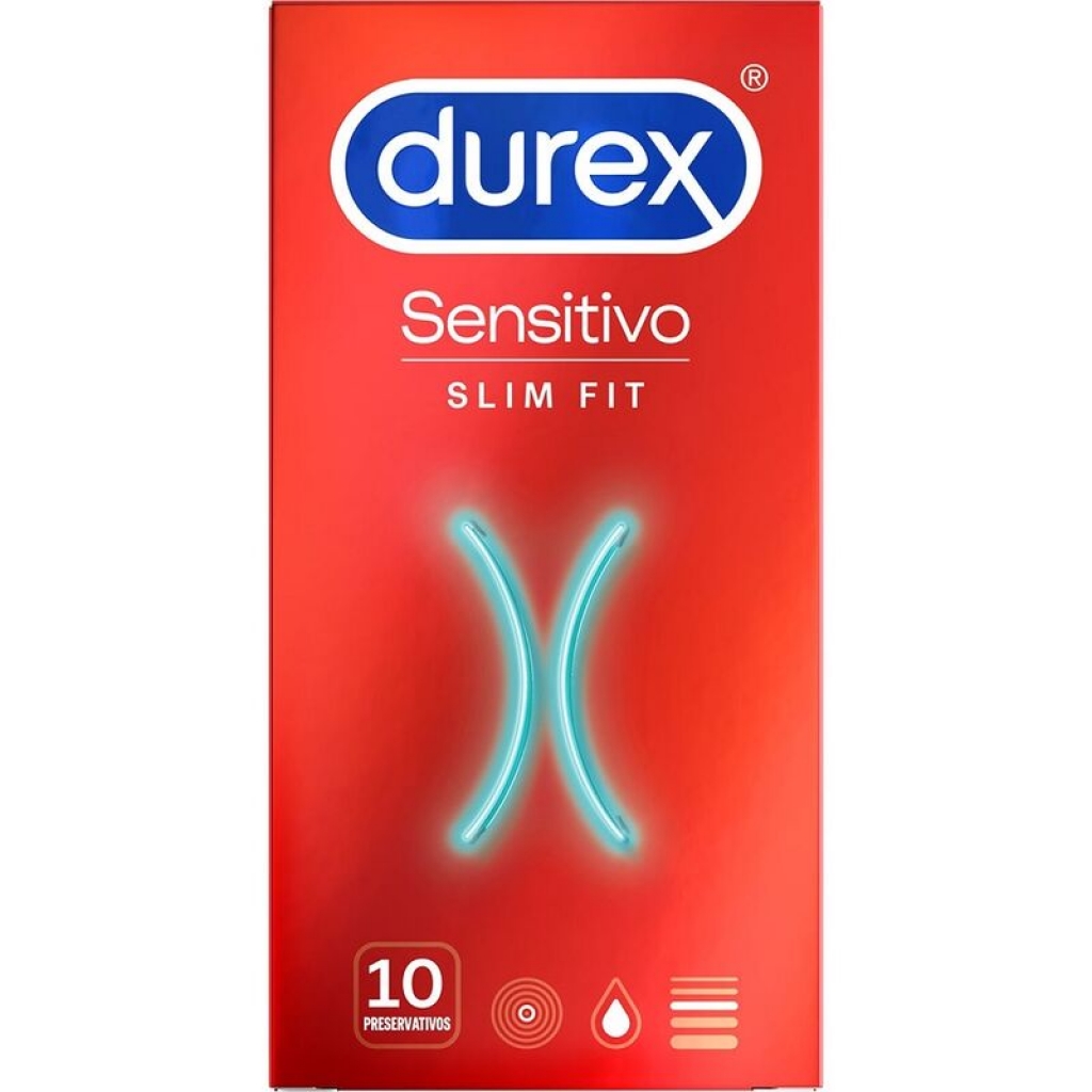 Durex - Sensitivo Slim Fit 10 Unidades