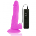 Dildo Flexible con Vibración Lila 18 cm