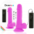 Dildo Flexible Con Vibracion Lila 20.5 Cm -o- 4.2 Cm