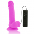 Dildo Flexible Con Vibracion Lila 20.5 Cm -o- 4.2 Cm