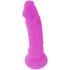 Dildo Flexible Con Vibracion Rosa 20.5 Cm -o- 4.2 Cm