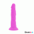 Dildo Flexible con Vibración - 23 cm - Lila