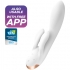 Satisfyer - Double Flex Vibrador App Blanco