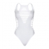 Leg Avenue - Body Tanga Racerback Blanco