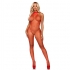 Leg Avenue - Le Frivole Bodystocking - Cuello Racer Talla Única Rojo