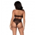 Leg Avenue - Body Tanga Racerback Negro