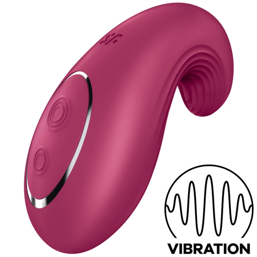 Satisfyer Dipping Delight - Vibrador Lay-on Rojo