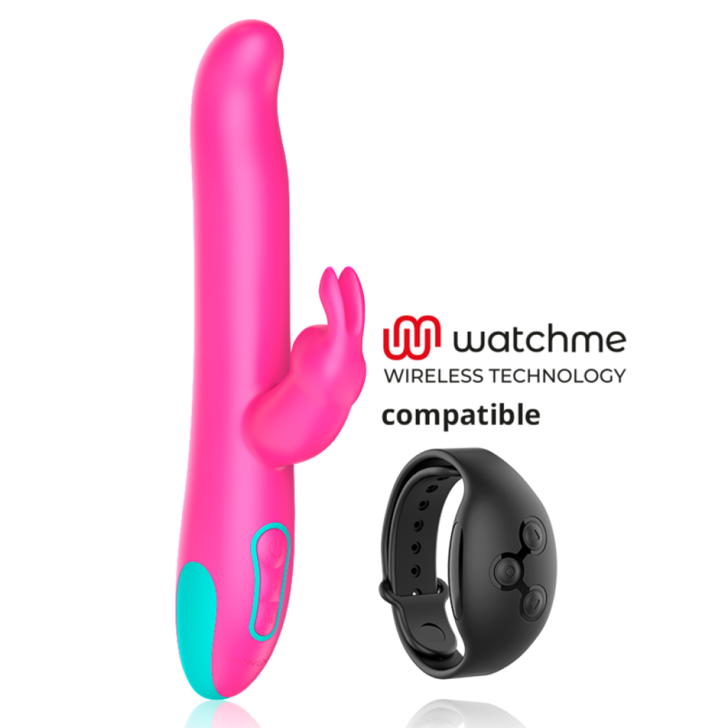 Pluto Rabbit Vibrator & Rotator Compatible Con Watchme Wireless Technology