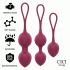 Premium Silicone 3 Vibrating Kegel Beads Remote Control