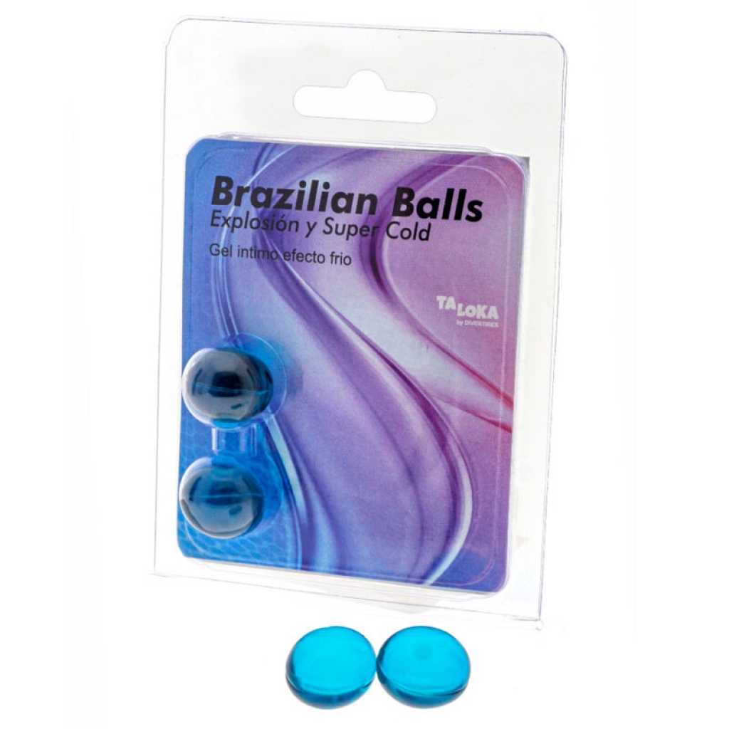 Brazilian Balls Gel Excitante Efecto Frío - Pack de 2