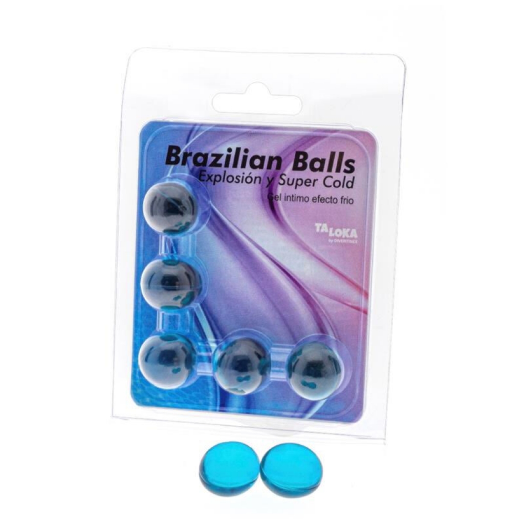 Brazilian Balls Gel Excitante Efecto Frío Pack de 5