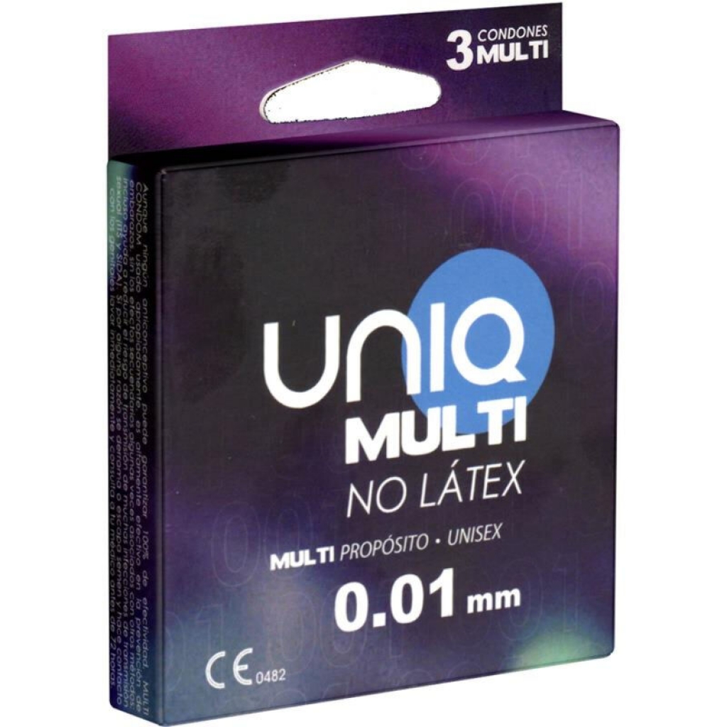 Preservativos Sin Látex Uniq MULTI - 3 Unidades