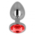 Ohmama - Plug Anal Con Cristal Rojo 9 Cm