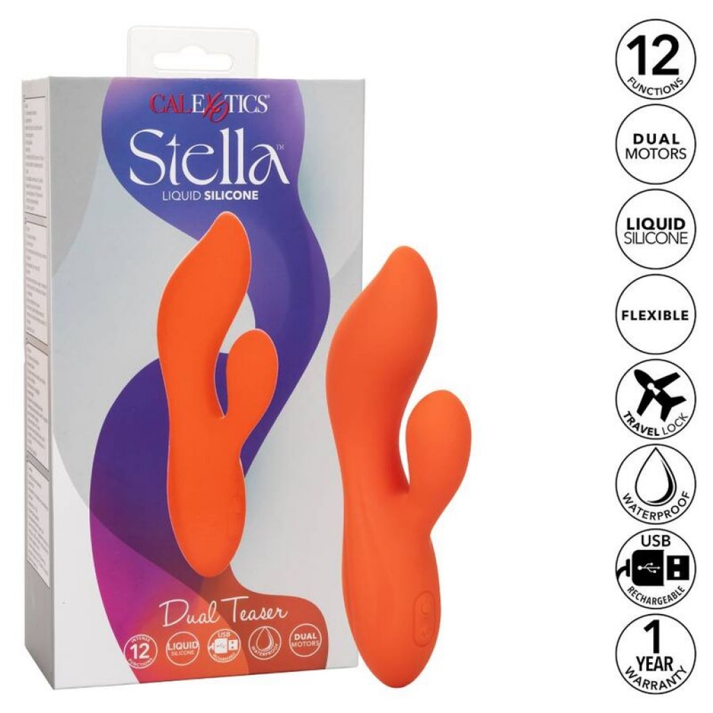 Estimulador Dual Stella Naranja