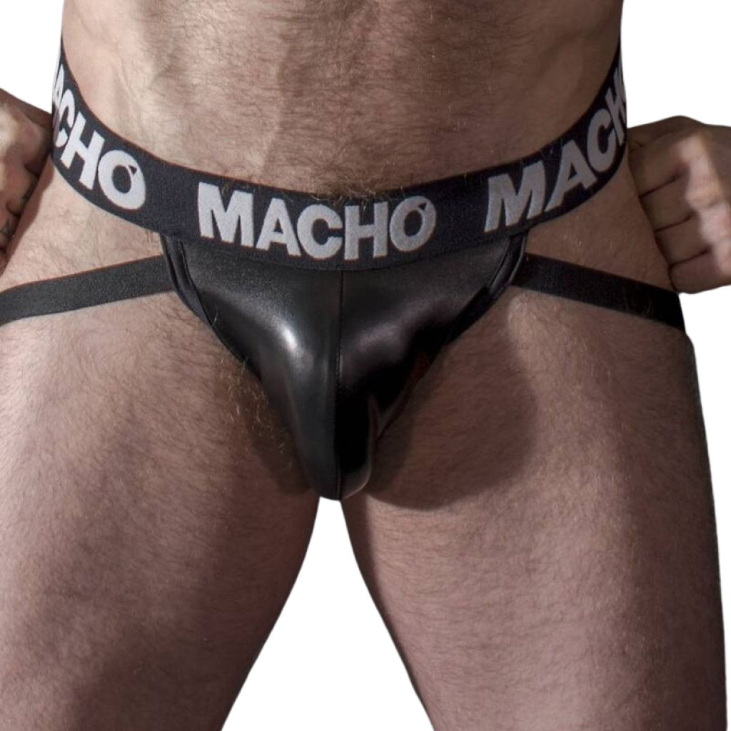 Jock Cuero Negro XL