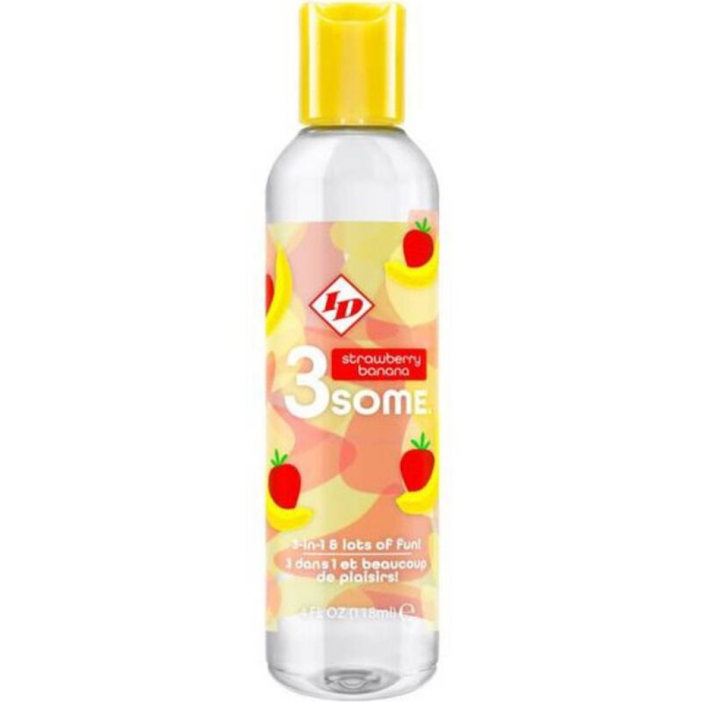 Lubricante Sabor Fresa y Plátano - 4 Fl Oz