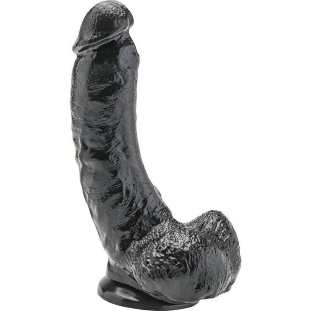 Dildo 20,5 Cm Con Testículos Negro