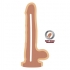 Dual Density Dildo 12 Cm Con Testiculos Natural