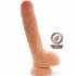 Dildo de Doble Densidad 25,5 cm con Testículos Natural