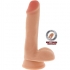 Dildo Dual Density de 17 cm con Testículos Natural