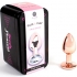 Secretplay - Metal Butt Plug Oro Rosa Talla S 7 Cm