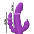 Intense - Casanova Vibrador Rabbit Silicona Triple Motor Morado