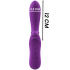 Intense - Harry Vibrador Flexible con Lengua Morado