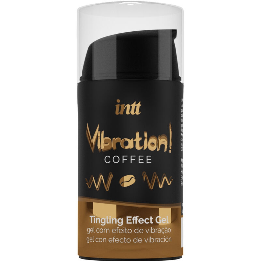 INTT - Potente Estimulante Íntimo Gel Vibrador Líquido Café 15ml